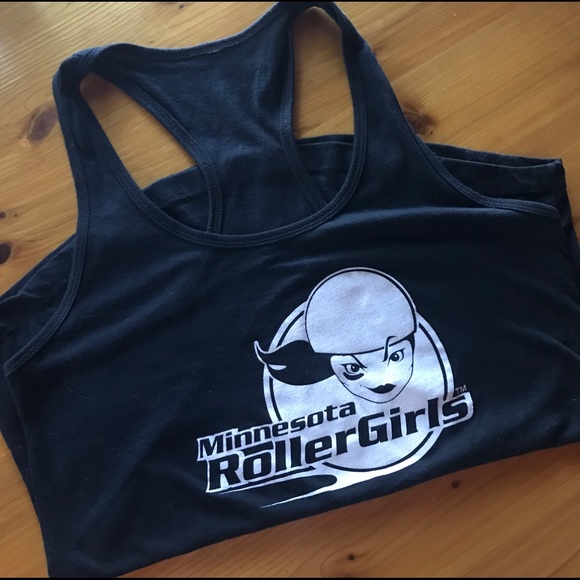 Minnesota Roller Girls Tops - Minnesota Roller Girls Racer Back Tank🖤